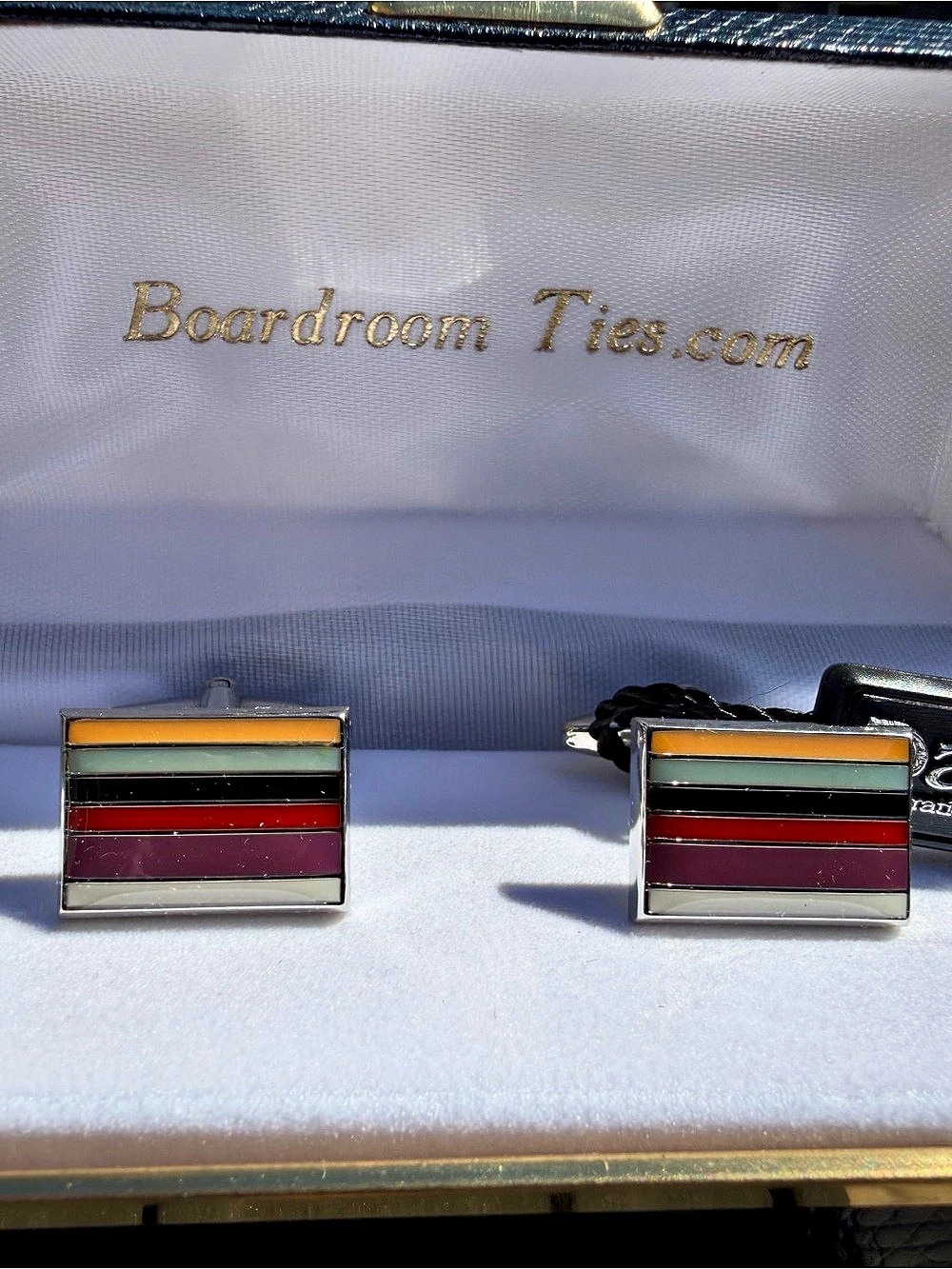 Dalaco Multicolor Color Block Cufflinks